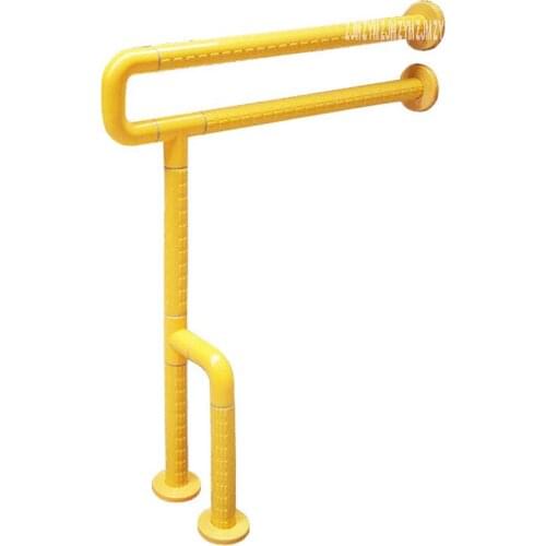 005 Anti-Skid Toilet Handrail Washroom Barrier Free Safety Grab Bar Stainless Steel Plastics Urinal Handrail Elderly Disabled