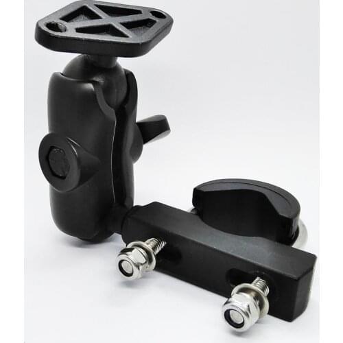 Handlebar Rail Mount Handle Bar Mount with 6 CM Short Double Socket Arm and Diamond Adapter