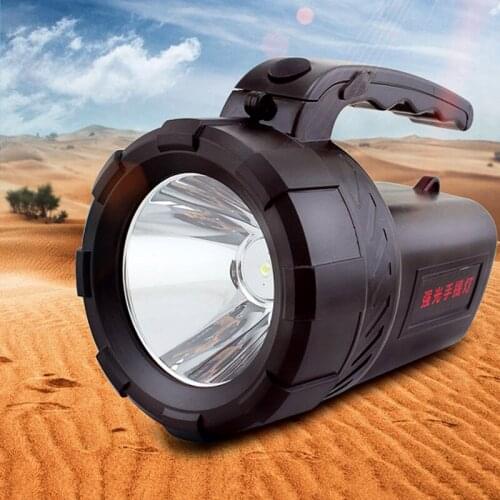 Handheld Super Bright Portable Spotlight Lantern Rechargeable LED Searchlight Flashlight Waterproof Spot Lamp For Camping Hiking