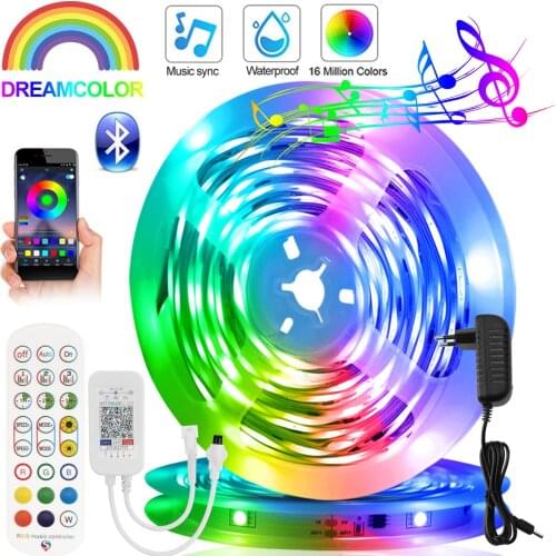 Addressable dream color Bluetooth Led Strip WS2811 12V TV Backlight for room night lamp Ledstrip RGBIC luminous Flexible Tape