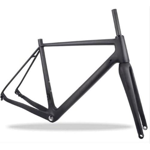 Carbon Cyclocross Frame Disc Brake Gravel Bike Frame Aero Road or MTB Frame With UD Matte/UD Glossy/Customized Paint