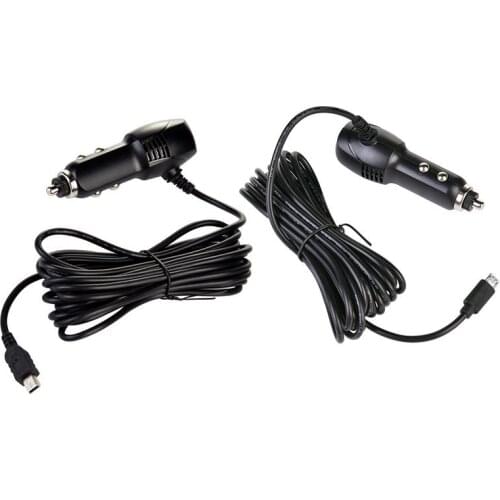 Dash Cam Driving Recorder Rearview Mirror Dual Recording DVR Car Charger Input 12-24V Output 5V With USB Interface 3.5 M/3.83 Yd