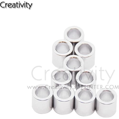 10PCS M5*8.3mm Openbuilds Aluminium Spacer V-slot Isolation Column Separate Pillar Quarantine Bore 3D Printer Parts