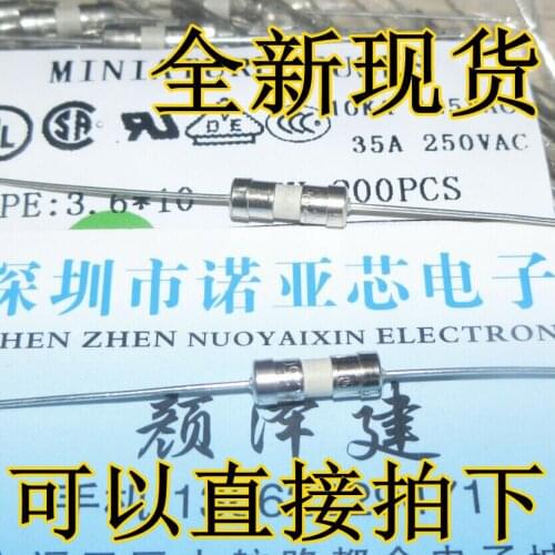 10pcs/lot With lead 2A 250V fuse 3.6*10mm ceramic fast break fuse 3*10