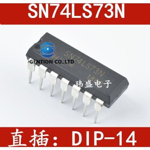 10PCS SN74LS73N 74LS73 HD74LS73P DIP-14 logic-triggers in stock 100% new and original