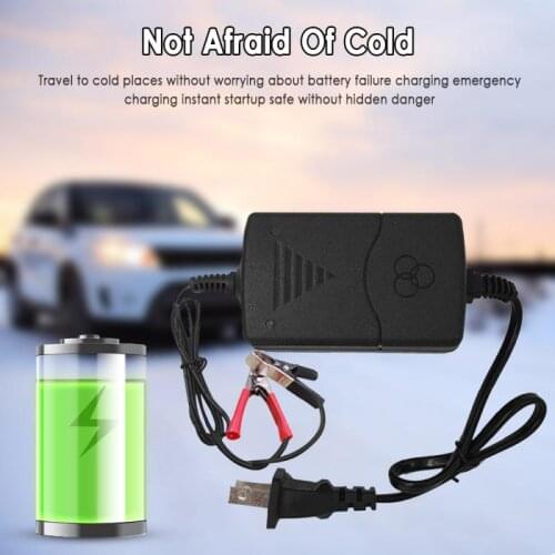 12V Portable Car Battery Charger For Car Truck Motorcycle Maintainer Amp Volt Trickle Motorcycle Accessories