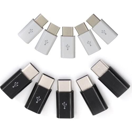 5/10pcs/lot USB Cable USB-C 3.1 Type C Male to Micro USB Female Adapters Converter Mobile Phone Cables For Macbook Nokia Nexus