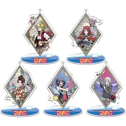 Anime ZOMBIE LAND SAGA Tatsumi Kotarou Minamoto Sakura Acrylic Stand Figure Model Plate Display Keychain Desk Decor Q Version