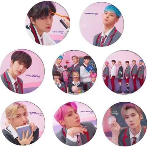 Free Shipping 58mm Kpop ONEUS RAVN LEE DO XION Brooch Pin Cosplay Badge Accessories For Clothes Backpack Decoration gift