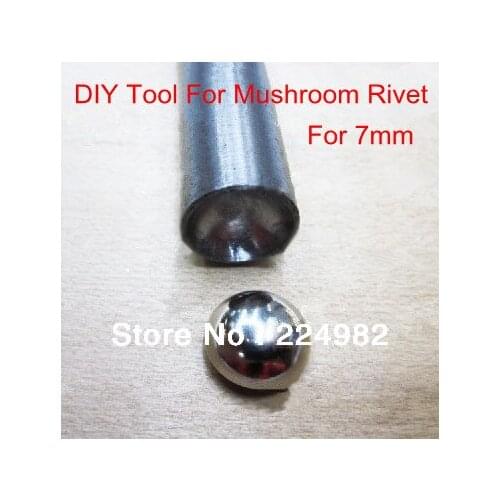 Free Shipping - DIY Tool For Installing 7mm Mushroom Rivet,Specialized & Requisite Tool When DIY Mushroom Rivet