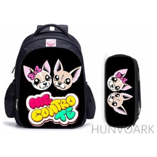 16 Inch Me contro Te Children Backpack Lovely Schoolbag Boys and Girls Orthopedic Backpack Sets Pencil Bag