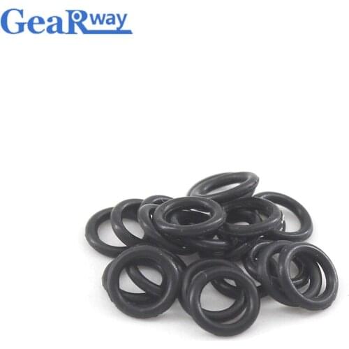 Gearway Black NBR O Ring Seal 2mm thickness Oil Resistant Oring Seal Gasket 7/8/9/12/14/16/20/24/25/30mm O-ring Sealing