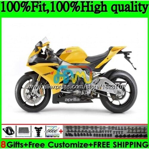 Injection For Aprilia RSV1000RR RSV1000 09 10 11 12 13 15 80BS.14 RSV 1000 R 1000R 2009 Gold yellow 2010 2012 2013 2015 Fairing
