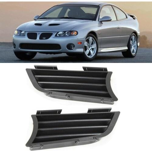 Left & Right Front Bumper Lower Fog Light Cover Outer Grilles For Pontiac vibe 2005 -2008 Car Fog Lamp Frame Hood