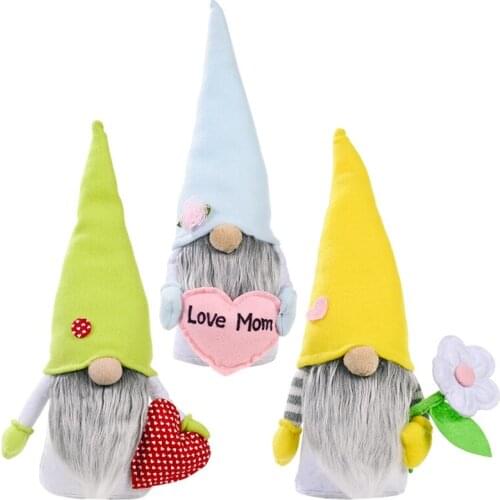 3 Pcs Cute Faceless Doll Mothers Day Toy Happy Birthday Decor Girls Favor Doll As Gift for Mother Home Decor Ornaments
