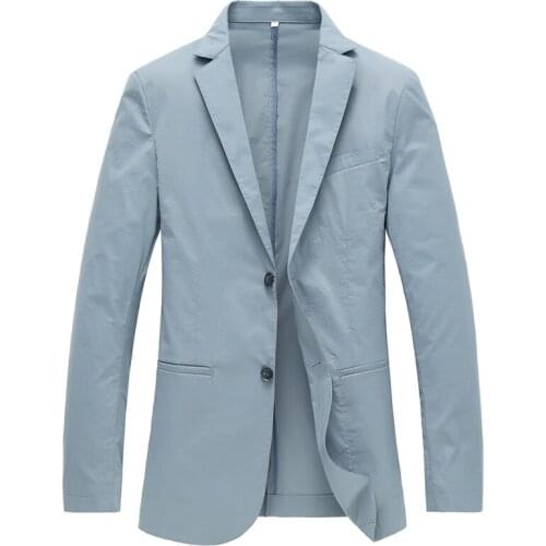 Men Summer Blazers Slim Fit Ultra Thin Light Cool Suit Jackets Formal Casual Business Office Work Daily Life Outdoor Sunscreen