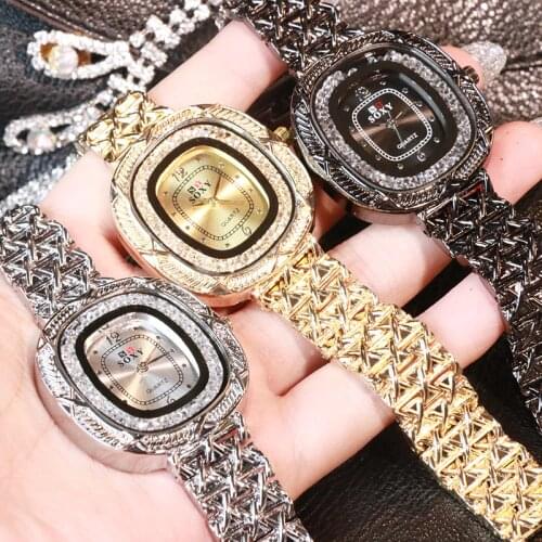 New Luxury Women Watches Diamond Stainless Steel Female Clock Womens Watches Fashion Ladies Watch reloj mujer relogio feminino