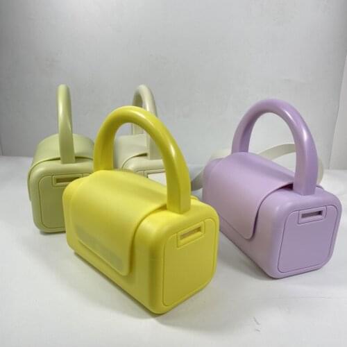 Solid Color Mini Bag Small Rubber Crossbody Bags For Women 2021 Summer Lady Travel Shoulder Handbag