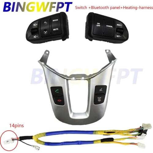For Kia Sportage SL 2011 2012 2013 2014 2016 Answering Phone Steering Wheel Switch Bluetooth Button