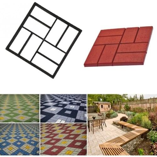 Pavement mold plastic path maker paving concrete mold for garden path pathmate shovel 40*40*4 cm