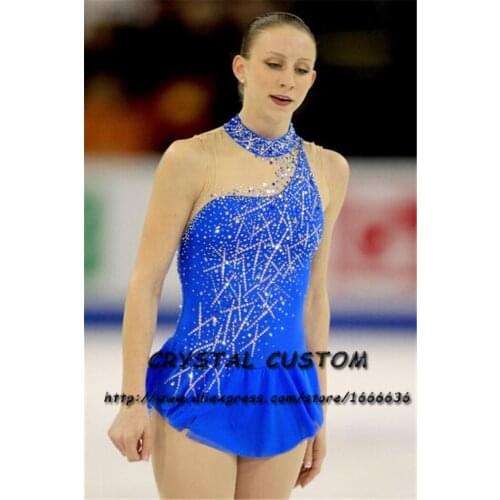 Girls Ice Skating Dresses Graceful New Brand Figure Skating Dresses For Competition DR4156