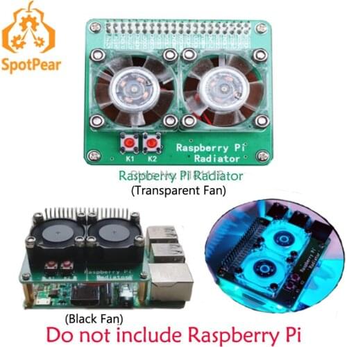 Raspberry Pi Dual Fan Heat hat for Raspberry Pi 4B/3B+/3B/3A