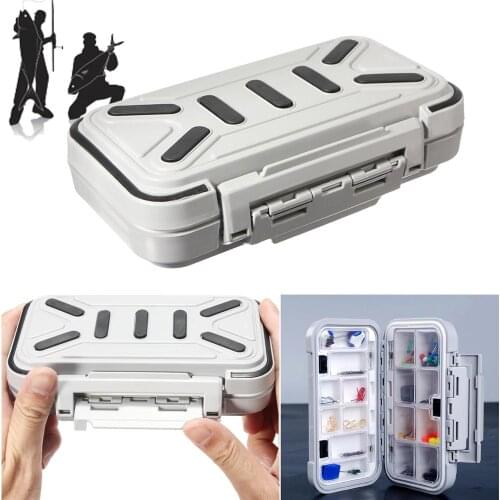 Fishing Storage Box Lure Hook Bait Tackle Waterproof Case with 16 Compartment