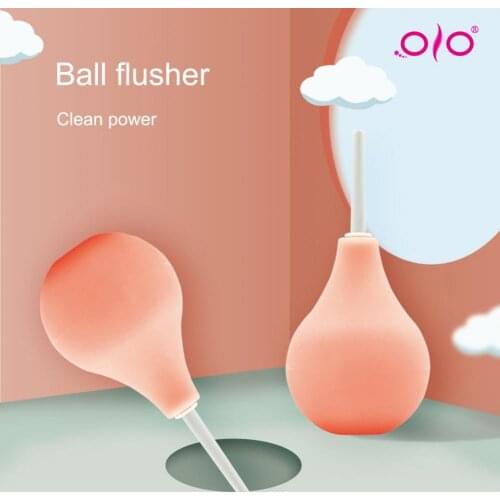 OLO Portable Anal Douche Douche Cleaner Anal Vagina Rectal Colon Irrigation Cleaning Device Adult Sex Toys for Women / Men
