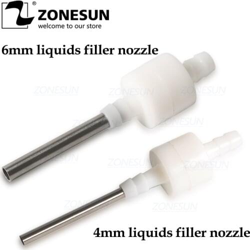 ZONESUN GFK-160 Small Size Filling Machine Nozzles For Digital Filling Machine Tiny Vials Liquid Filler Nozzle
