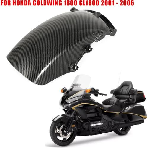 Carbon Fiber ABS Motorcycle Front Fender Mudguard Mud Guard Rear Extension For Honda Goldwing 1800 GL1800 2001 - 2006 GL 1800