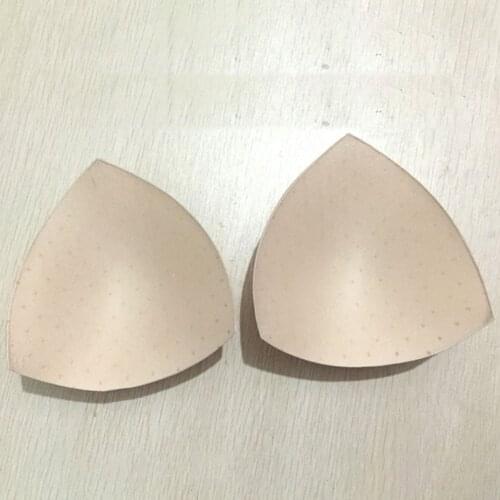 2pcs Women Triangular Thick Sponge Chest Bra Pads Inserts Breast Enhancer Push Up Breathable Seamless Underwear Pad Hot