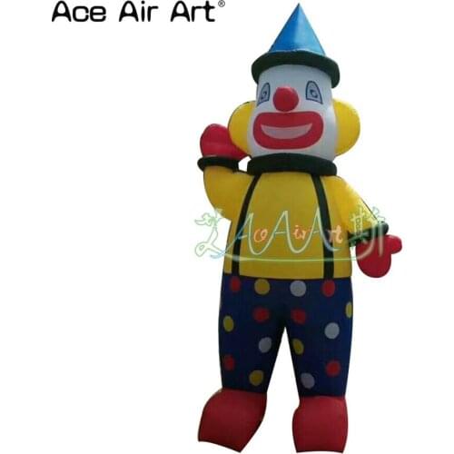 Funny inflatable cartoon character decoration,inflatable clown with a funny face for event