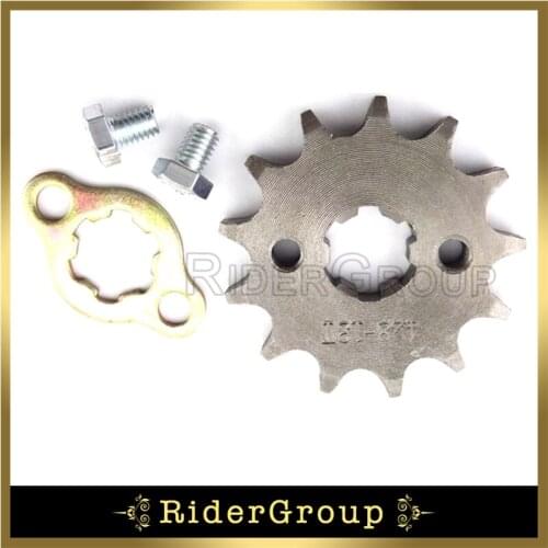 428 17mm Front Engine Sprocket Gear 13 Tooth For 50cc 70cc 90cc 110cc 125cc 140cc 150cc 160cc Dirt Pit Bike ATV Quad Lifan YX