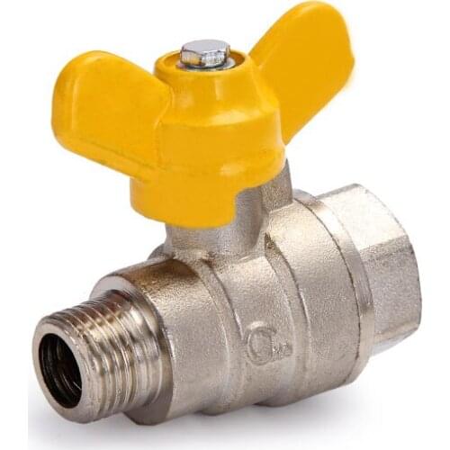 1/4" BSP Female x 1/4" BSP Male in Line Shut Off Ball Valve 1/4" BSP Female x 1/4" BSP Female Thread F/F