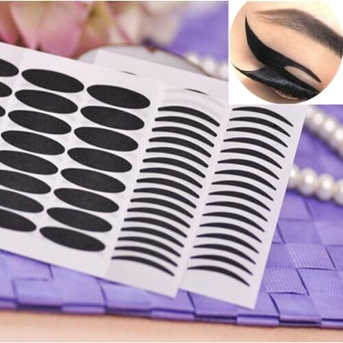 10 sheet Cat Eye Makeup Black Stripe Makeup Eyeliner ,Double Eyelid Tape,Black Eye line Stickers ,Make Up Tools