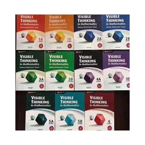 11 Books/Set SAP Visible Thinking in Math Book Grade 1-6 Children Learn Math Books Singapore Primary School Mathematics Textbook