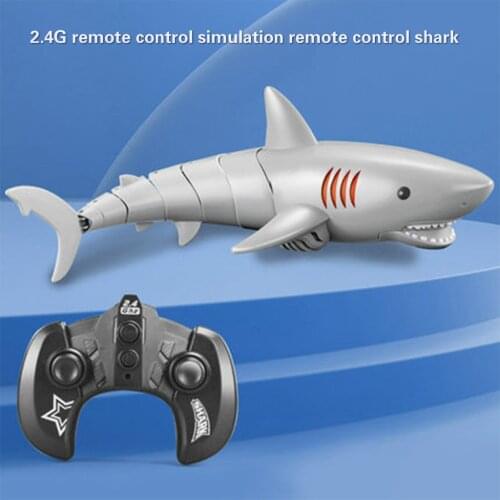 2.4g Remote Control Simulation Water Remote Control Shark Electric Remote Control Puzzle Water Toy Fashion Popular Gift Set