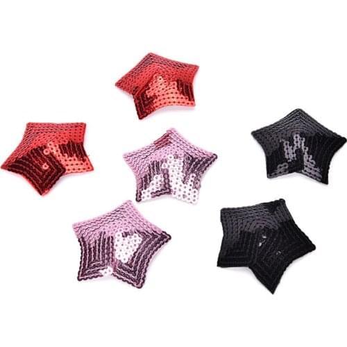 2 PCS/LOT Body Jewelry Sexy Nipple Cover Shape Sequined Five-pointed Star Women Red Nipple Sticker Fashion Jewely