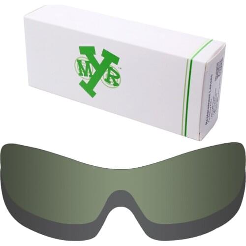 2 Pieces Mryok Anti-Scratch POLARIZED Replacement Lenses for-Oakley Antix Sunglasses Lens Stealth Black & Grey Green