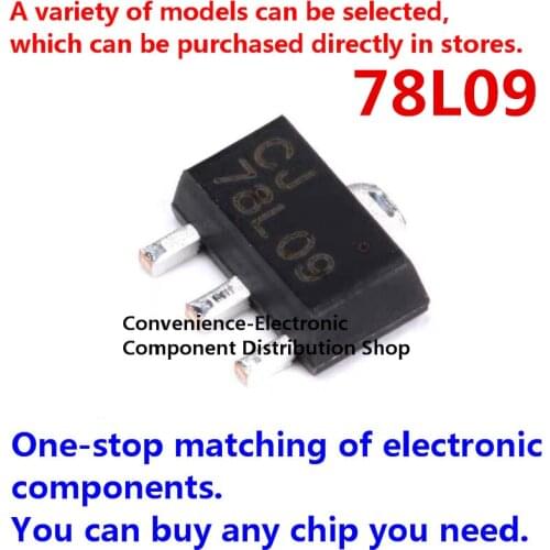 20PCS/PACK 78L09 SOT89 L7809 TO-89 SMD regulator Positive New