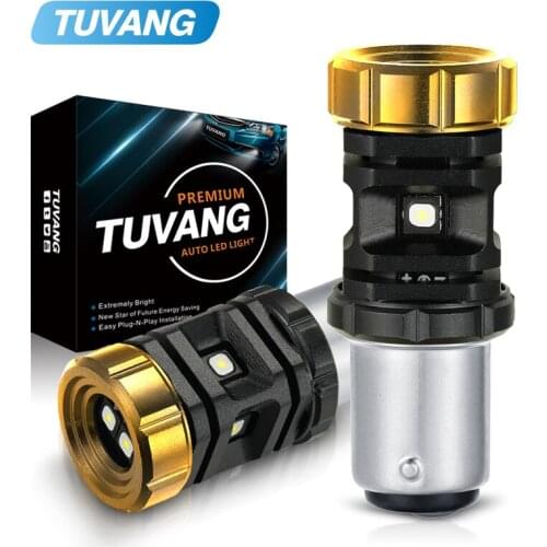 2x Super Bright BAY15D P21/5W S25 1157 LED Light Stop Brake Bulb Canbus 6000K Car Tail Auto Backup Parking Lights White Red