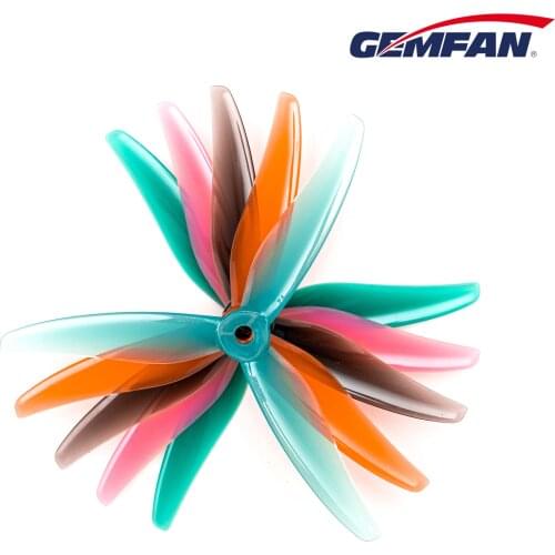 Gemfan Hurricane MCK 51466 5.1X4.66X3 3-Blade PC Propeller for RC FPV Racing Freestyle 5inch 5.1inch 4S 6S Drones Nazgul5 XL5 V4