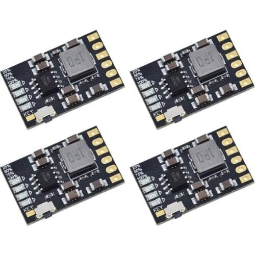 4Pcs 2A 5V Discharge Integrated Module 3.7V/4.2V for 18650 Lithium Battery Charging Boosting Mobile Power Board