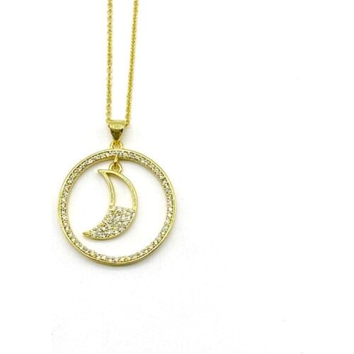 5pcs/lot Religious Christian Jewelry Cubic Zircon Guadalupe Necklaces