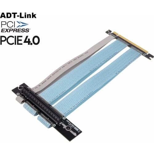 90 Degree GUP Riser Cable PCI Express 4.0 for Graphics Card Vertical Mount Compatible Asus ROG Chassis