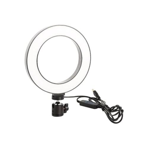 Teleprompter accessory light and front phone holder