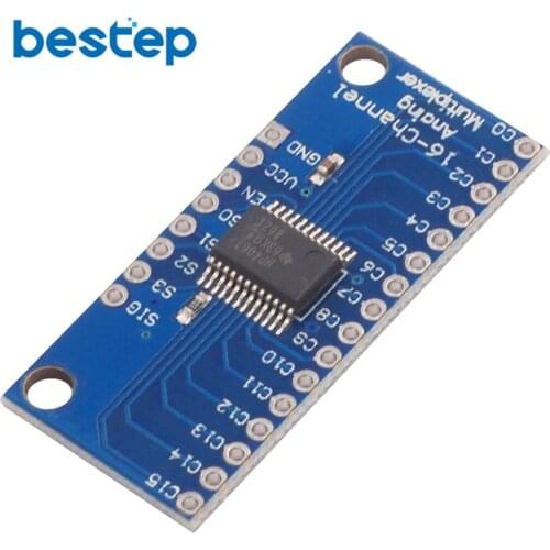 CD74HC4067 16-Channel Analog Digital Multiplexer Breakout Board Module For Arduino 2V-6V Microcontroller 16 Device RX Lines