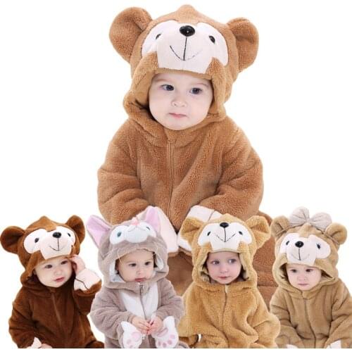 Baby Animal Jumpsuits Newborn Modeling Costume Walking Romper Winter Bear Series Boys Girls Body One-pieces Climb Suits Clothes