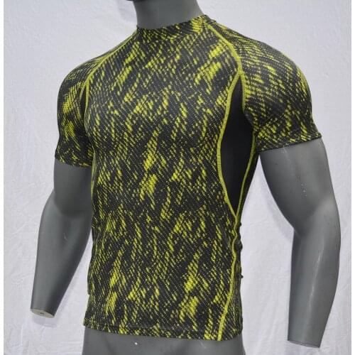 WYOTURN Rashguard Mma Muay Thai T Shirt Mens Sport Boxing Jersey Printed Shirt JIUJITSU Boxeo Weight Lifting Running Rash Guard