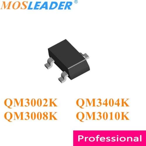 Mosleader QM3002K QM3404K QM3008K QM3010K SOT23 3000PCS QM3002 QM3404 QM3010 QM3008 N-Channel 20V 30V Chinese High quality